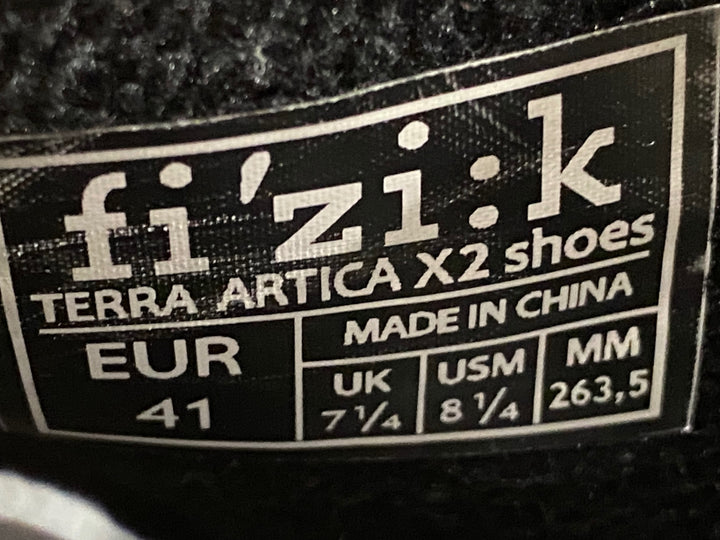 KJ460 フィジーク fizik TERRA ARTICA X2 Shoes ビンディングシューズ 黒 EU41 2穴