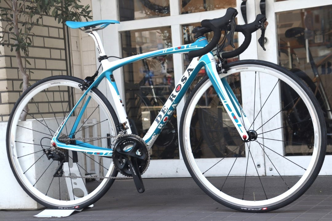 訳アリ デローザ DE ROSA アイドル IDOL 2015モデル 49.5サイズ シマノ 105 R7000 11S カーボン ロードバイク 【横浜店】