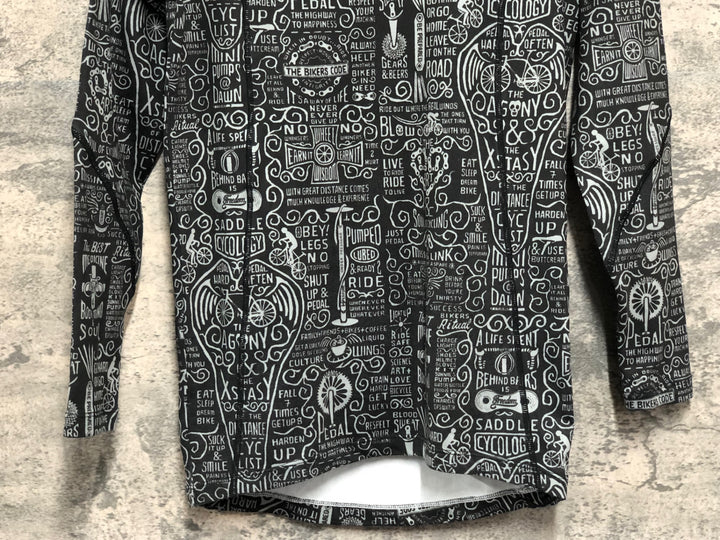 KE105 サイコロジー CYCOLOGY PERFORMANCE LONG SLEEVE BASEKATER 長袖 ベースレイヤー 黒 S 裏起毛