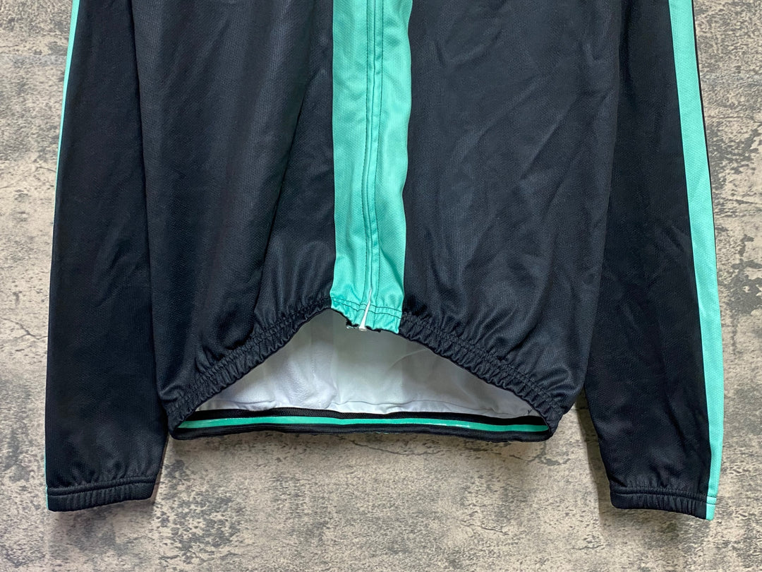 KE357 ナリーニ nalini ビアンキ Bianchi 長袖 サイクルジャージ 裏起毛 L 黒