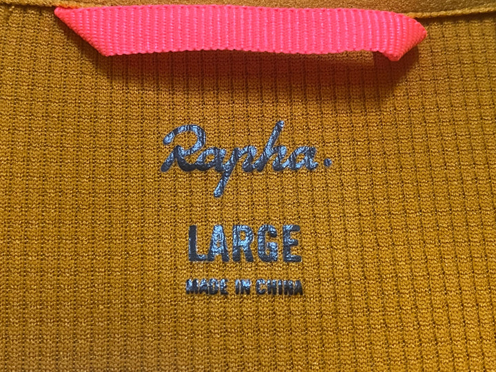JY678 ラファ Rapha BREVET LIGHTWEIGHT JERSEY 半袖 サイクルジャージ オレンジ L