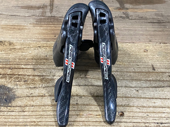 KB993 カンパニョーロ Campagnolo レコード RECORD エルゴレバー 2×11S ※左レバー変速不良の為ジャンク