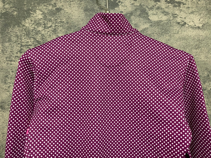 JN496 カステリ CASTELLI 長袖 サイクルジャージ ピンク XS 裏起毛