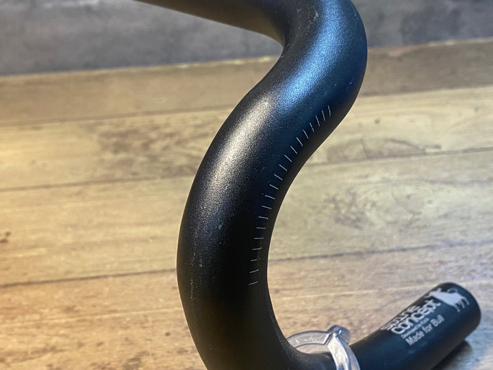JH712 フィジーク fizik CYRANO R3 アルミ ドロップハンドル 黒 ブラケットC-C420mm Φ31.8