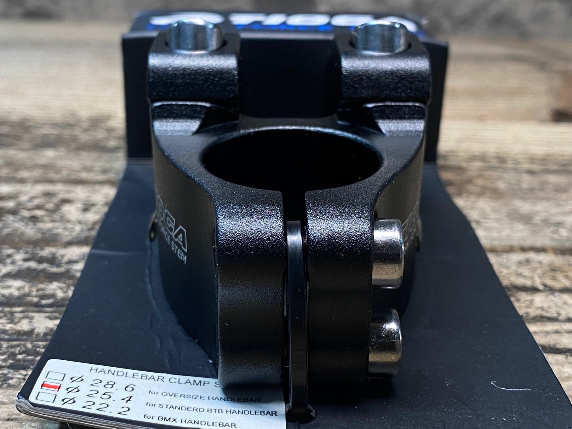 JK849 タイオガ TIOGA TASK FORCE STEM アルミ ステム 黒 Φ25.4 – BICI