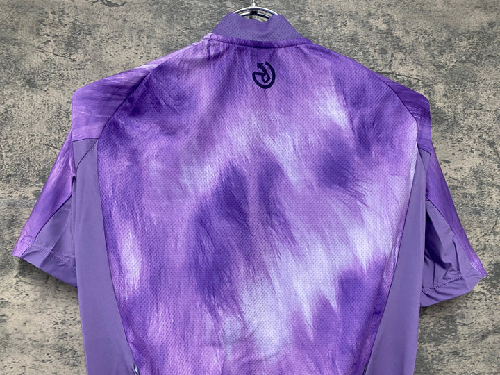 JV964 レリック reric Fuzzy Womens Standard Jersey 半袖サイクルジャージ レディース M 紫