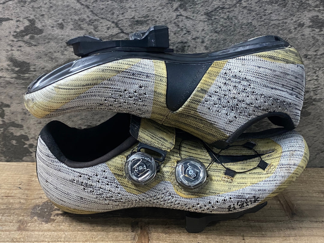 KO309 フィジーク fizik INFINITO R1 KNIT Shoes BOA ビンディングシューズ グレー ベージュ EU39