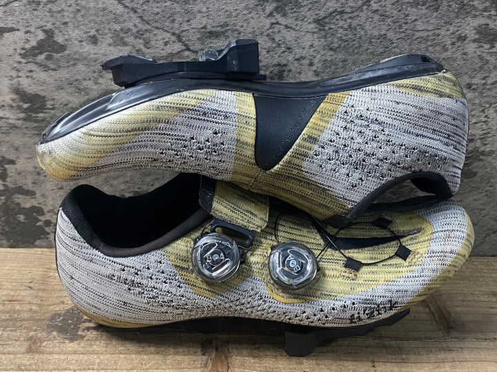 KO309 フィジーク fizik INFINITO R1 KNIT Shoes BOA ビンディングシューズ グレー ベージュ EU39