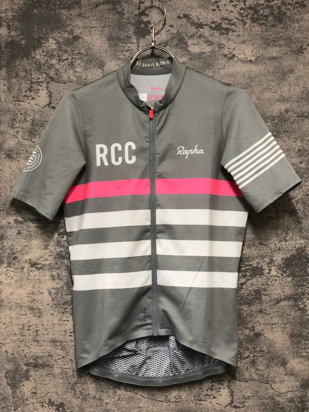 KH623 ラファ Rapha RCC PRO TEAM MIDWEIGHT JERSEY 半袖 サイクルジャージ グレー S