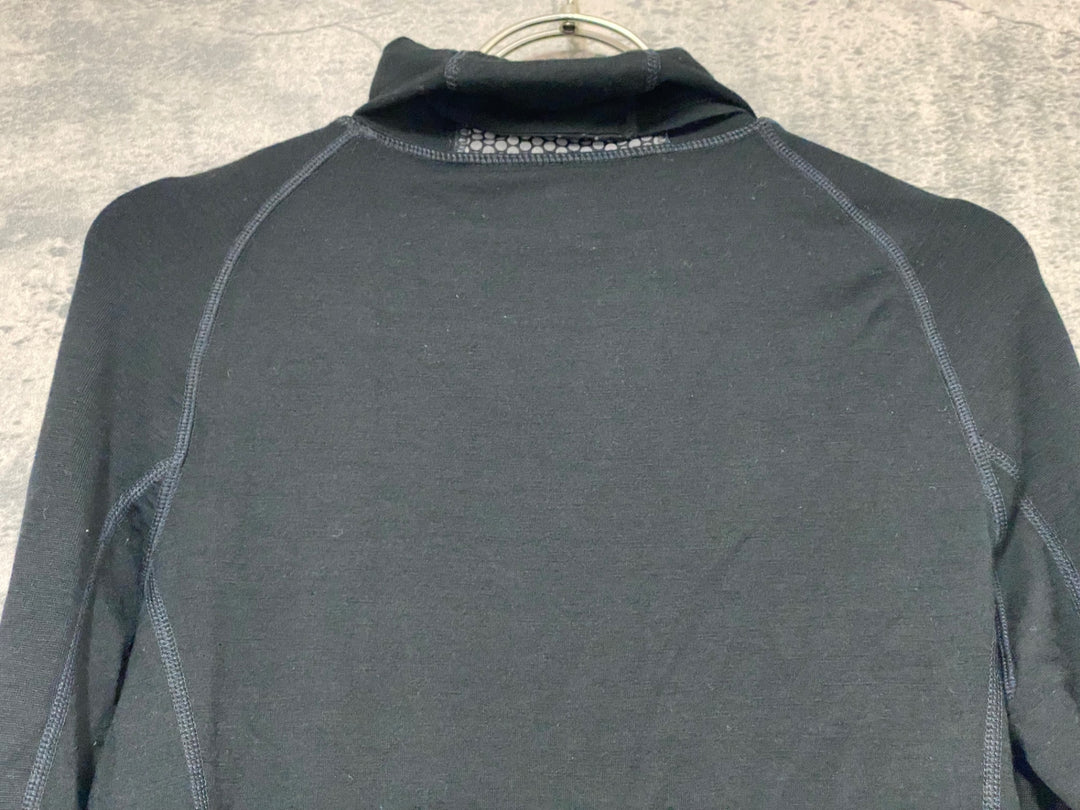 JY111 ラファ Rapha DEEP WINTER WIND BLOCK BASE LAYER 長袖 ベースレイヤー インナー 黒 S