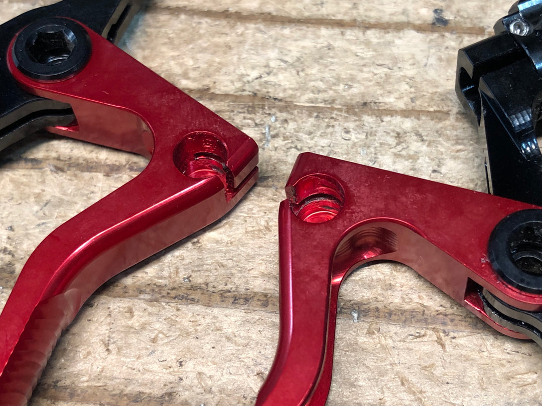 JI416 リデア RIDEA CNC XFH ブレーキレバー Φ22.2 Vブレーキ用
