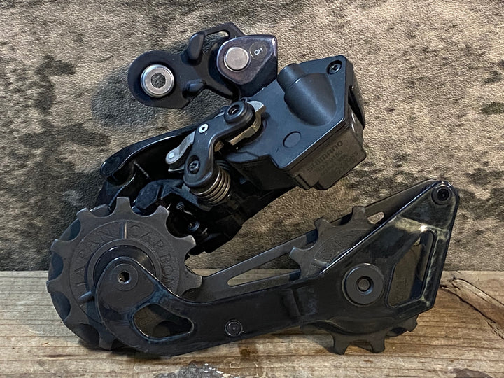 JJ586 シマノ SHIMANO デュラエース RD-R9150 リアディレイラー 11S Di2 電動 CDJセラミックプーリー 動作確認済