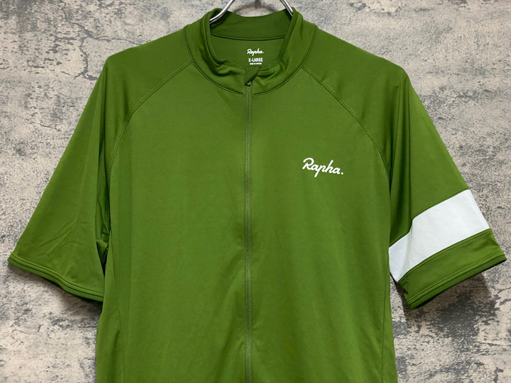 KP816 ラファ RAPHA CORE JERSEY 半袖 サイクルジャージ 緑 XL