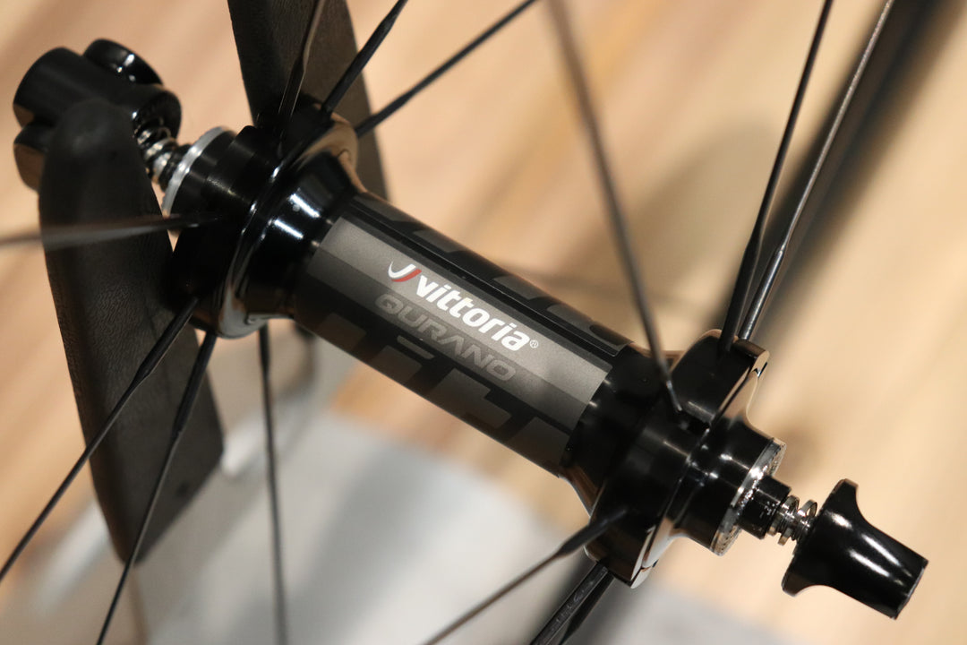 ヴィットリア vittoria キュラーノ QURANO 46 カーボン チューブラー ホイールセット シマノ11S/12S 【仙台店】