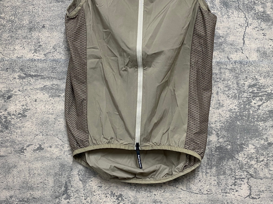 JY511 パスノーマルスタジオ PAS NORMAL STUDIOS Mechanism Stow Away Gilet ジレ サイクルベスト ベージュ M