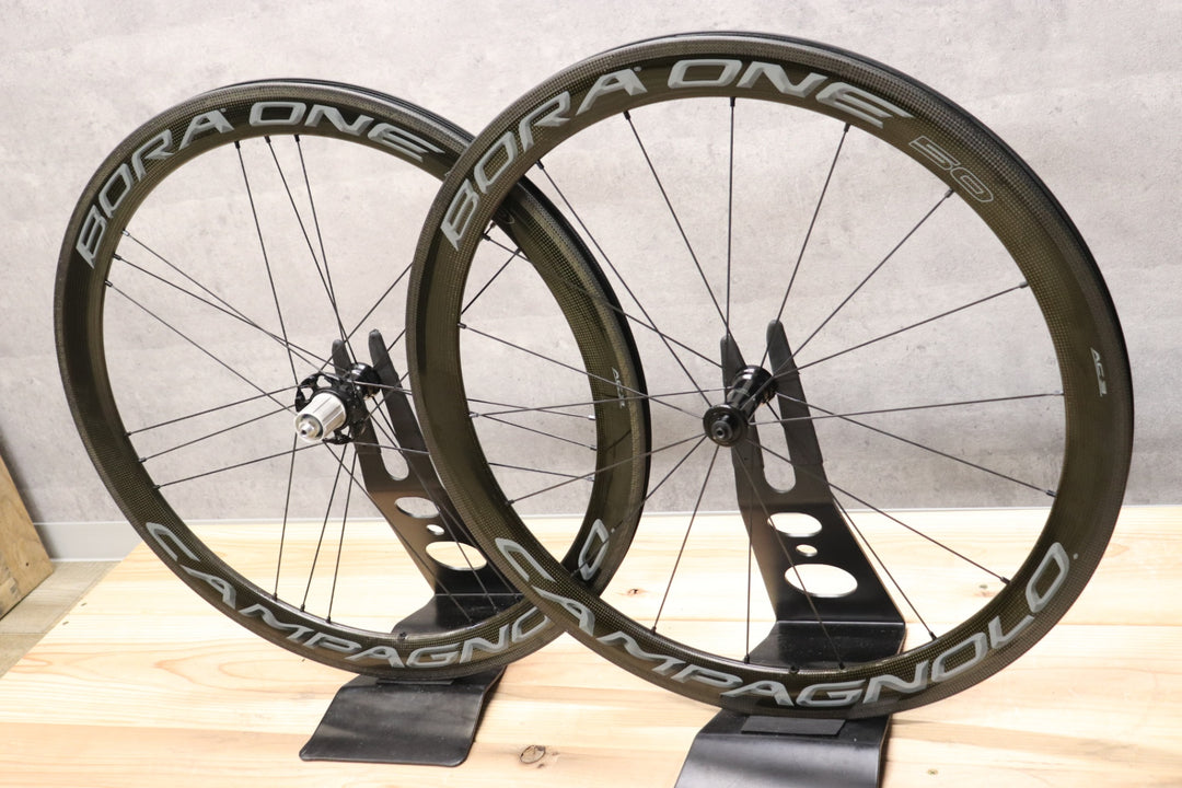カンパニョーロ CAMPAGNOLO ボーラワン BORA ONE 50 AC3 カーボン クリンチャー シマノ 12/11S ホイールセット 【さいたま浦和店】