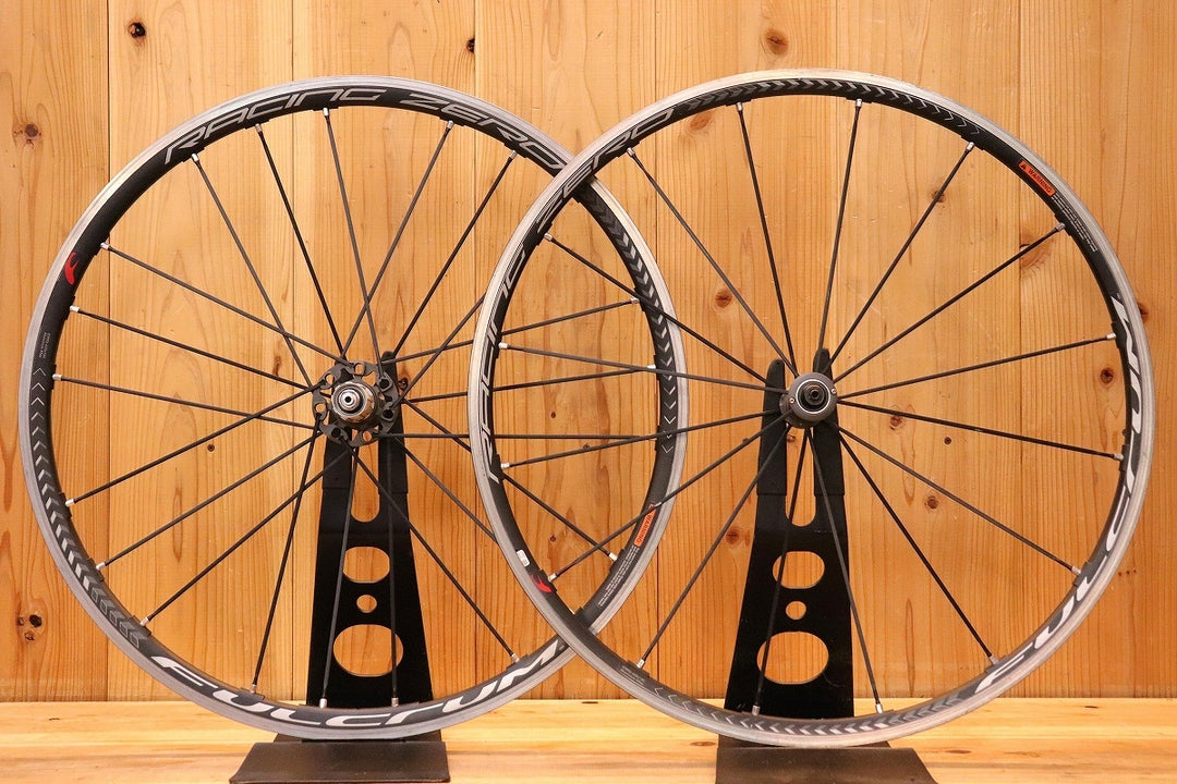 フルクラム FULCRUM レーシング ゼロ RACING ZERO アルミ クリンチャー ホイールセット シマノ 11S/12S ナローリム 15C 【芦屋店】