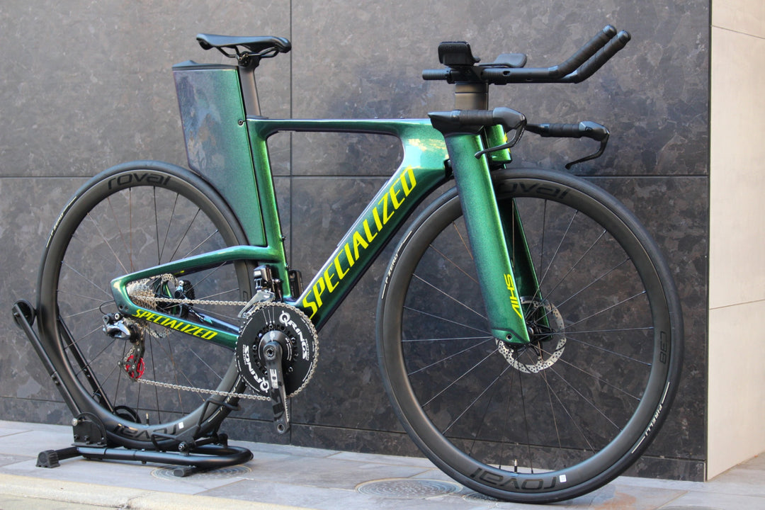 スペシャライズド SPECIALIZED SHIV EXPERT DISC 2020 Sサイズ シマノ アルテグラ R8050 Mix Di2 カーボン トライアスロンバイク 【福岡店】