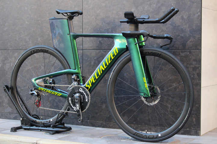 スペシャライズド SPECIALIZED SHIV EXPERT DISC 2020 Sサイズ シマノ アルテグラ R8050 Mix Di2 カーボン トライアスロンバイク 【福岡店】