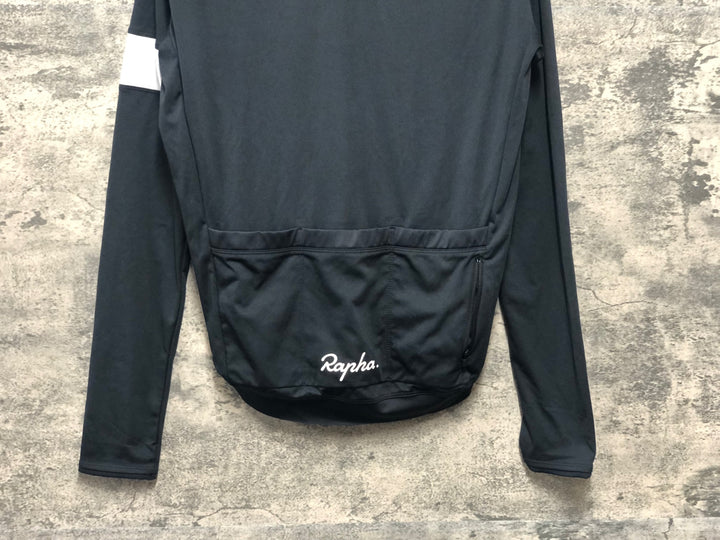 KH905 ラファ Rapha CORE LONG SLEEVE JERSEY 長袖サイクルジャージ ブラック S 裏起毛