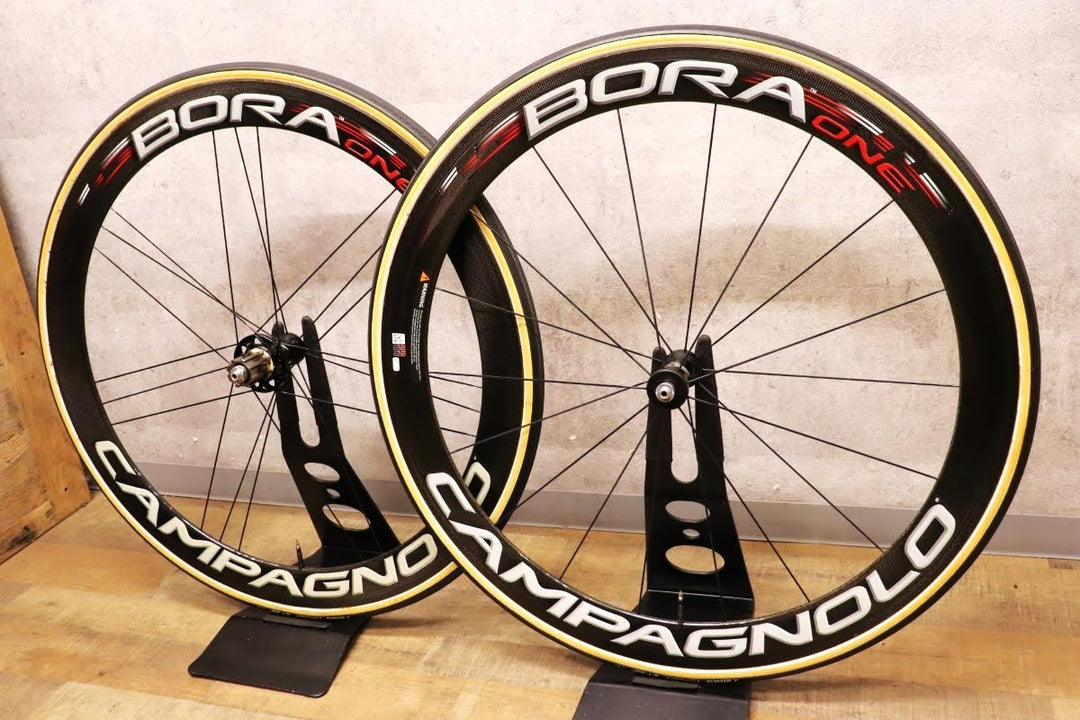 カンパニョーロ Campagnolo ボーラワン BORA ONE 50 カーボン チューブラー ホイールセット カンパ 11/12S 【さいたま浦和店】