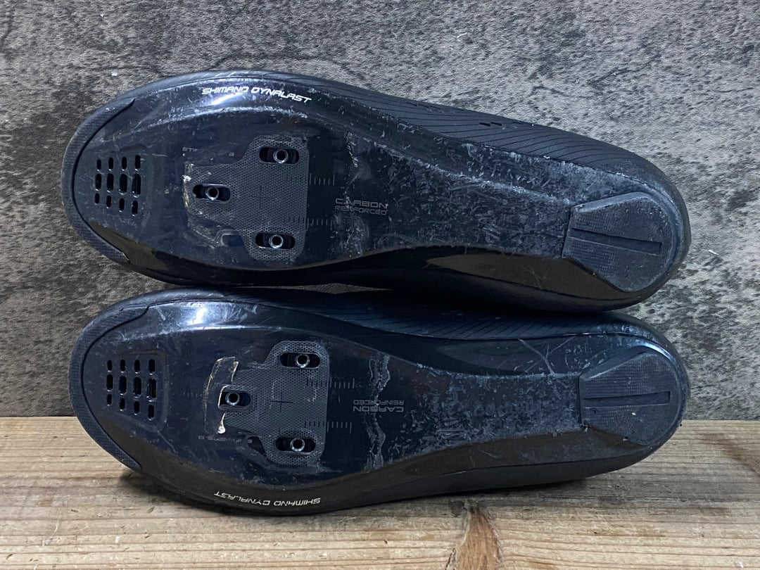 JU399 シマノ SHIMANO RP5 SH-RP501-S L ビンディングシューズ 黒 EU44 3穴