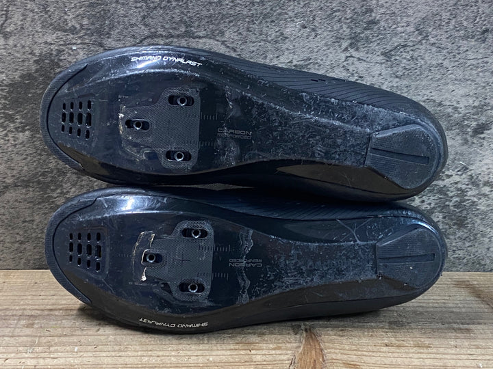 JU399 シマノ SHIMANO RP5 SH-RP501-S L ビンディングシューズ 黒 EU44 3穴