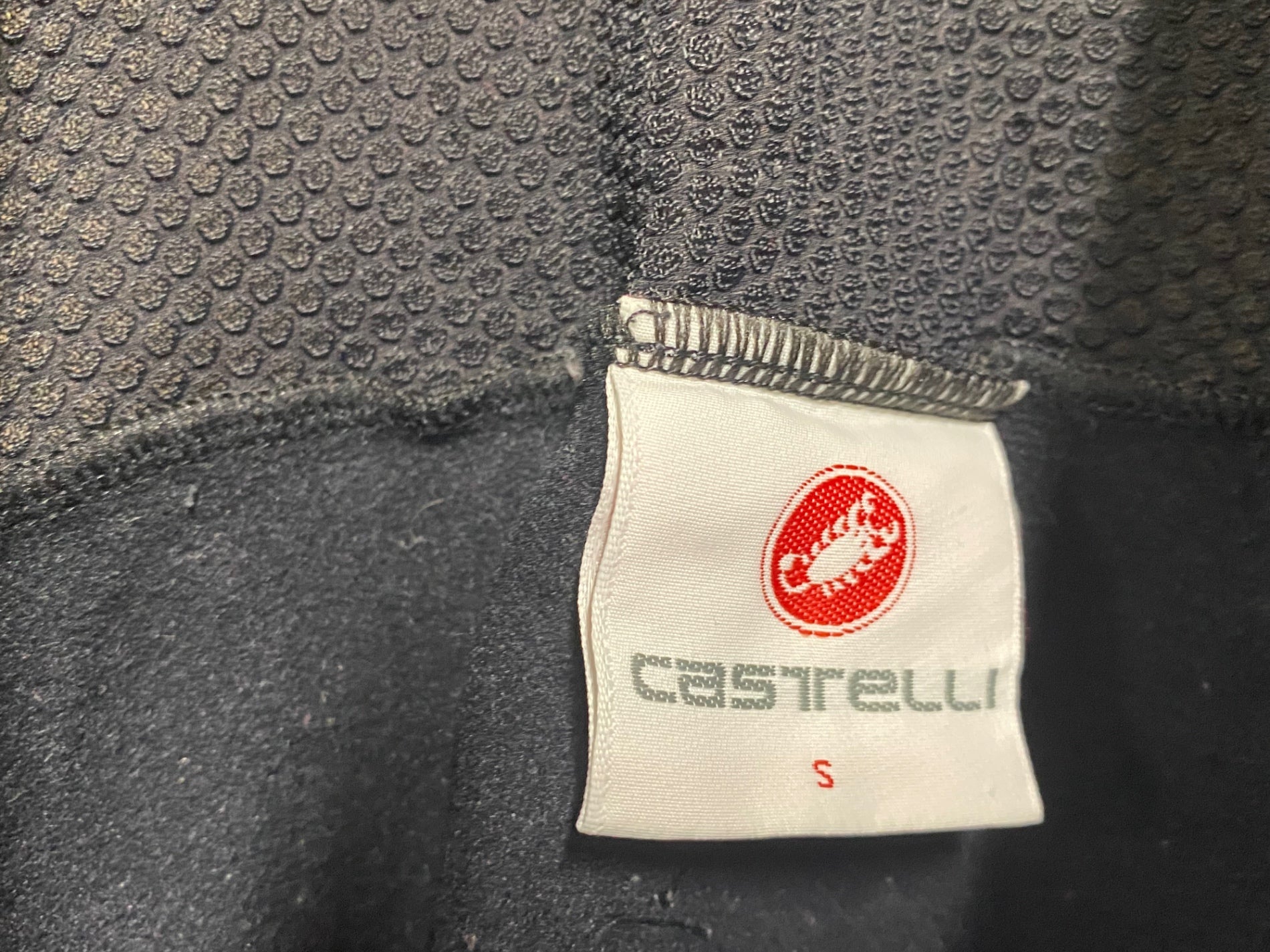 KB267 カステリ CASTELLI ロッソコルサ ROSSO CORSA ビブタイツ 黒 S