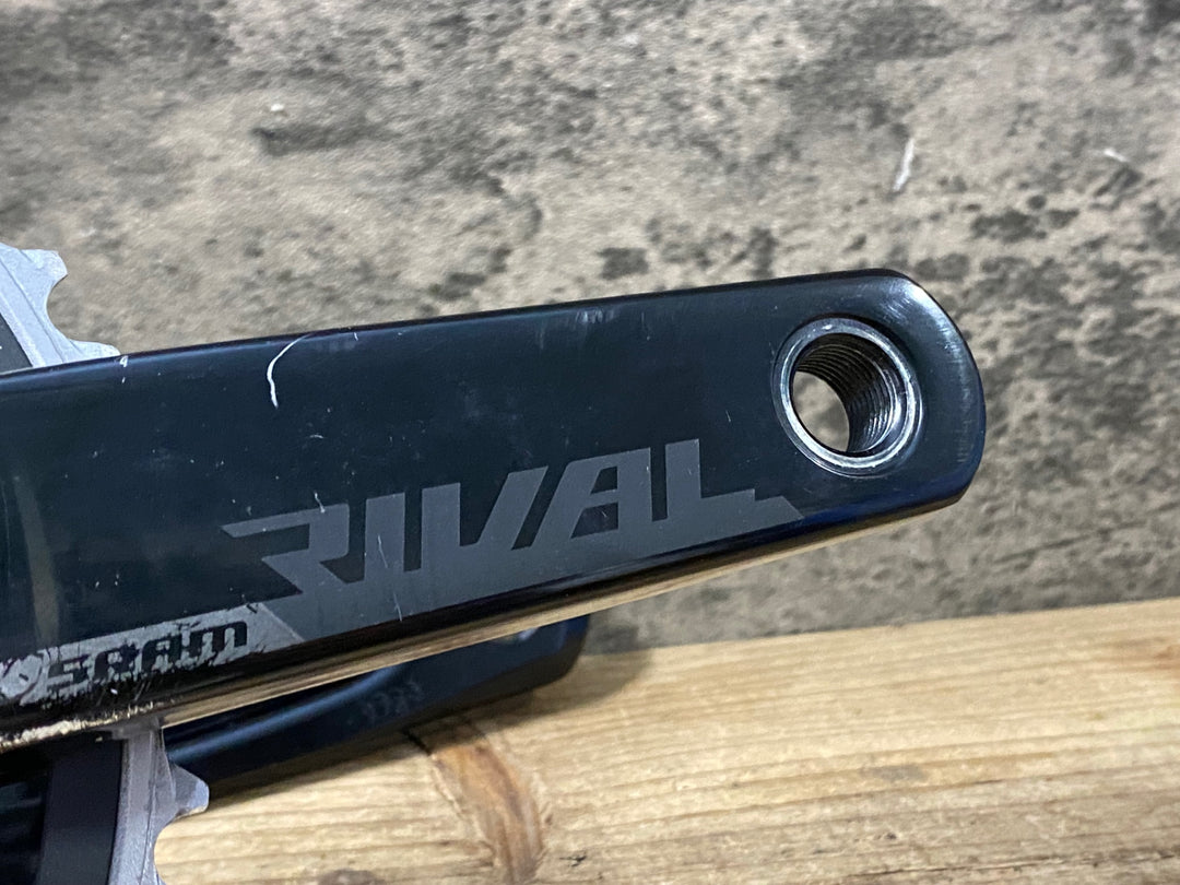 KG773 スラム SRAM Rival AXS クランクセット 48/35T 172.5mm ※スパイダー樹脂部割れのためジャンク