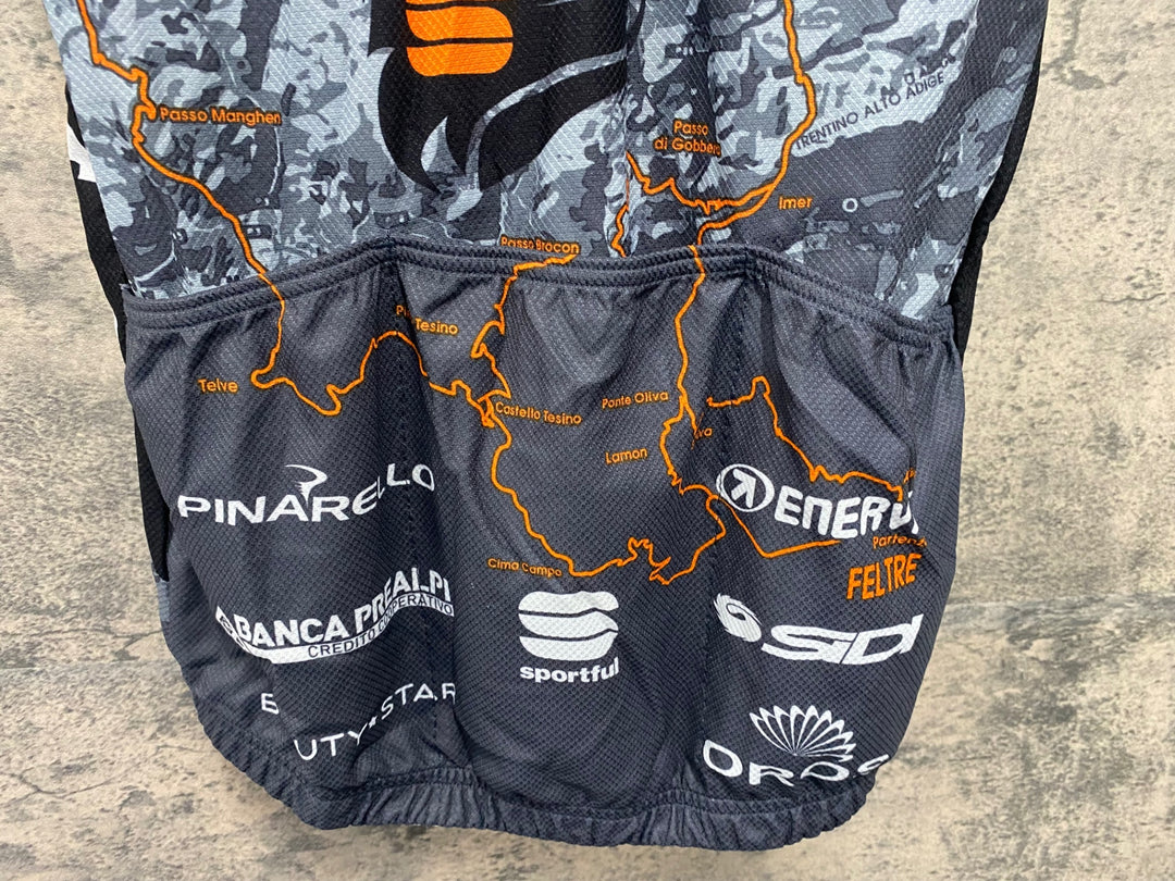 JW080 スポーツフル sportful 半袖 サイクルジャージ 黒 グレー M DOLOMITI RACE