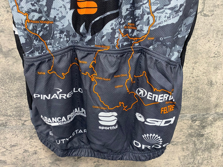 JW080 スポーツフル sportful 半袖 サイクルジャージ 黒 グレー M DOLOMITI RACE