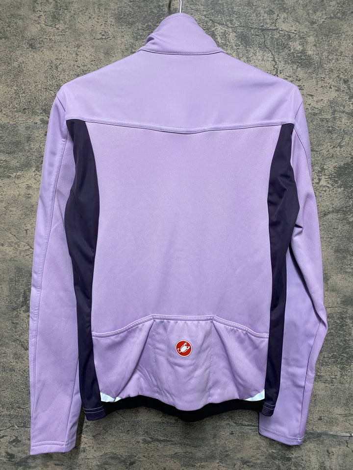 KR809 カステリ CASTELLI TRANSITION 2 W JACKET 長袖 サイクルジャケット 紫 M GORE-TEX INFINIUM レディース