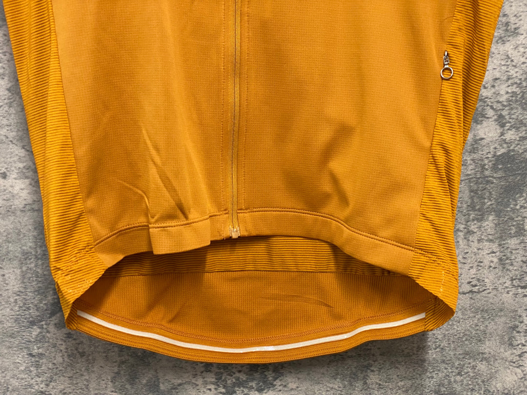 JY678 ラファ Rapha BREVET LIGHTWEIGHT JERSEY 半袖 サイクルジャージ オレンジ L