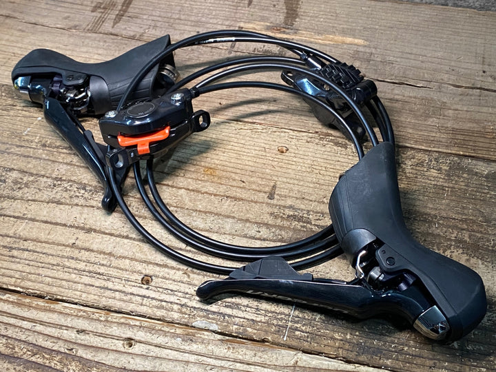 IZ683 シマノ SHIMANO ULTEGRA 左右STIレバー ブレーキ セット ST-R8020 BR-RS785 2×11S ポストマウント用 ホース長142mm 70mm