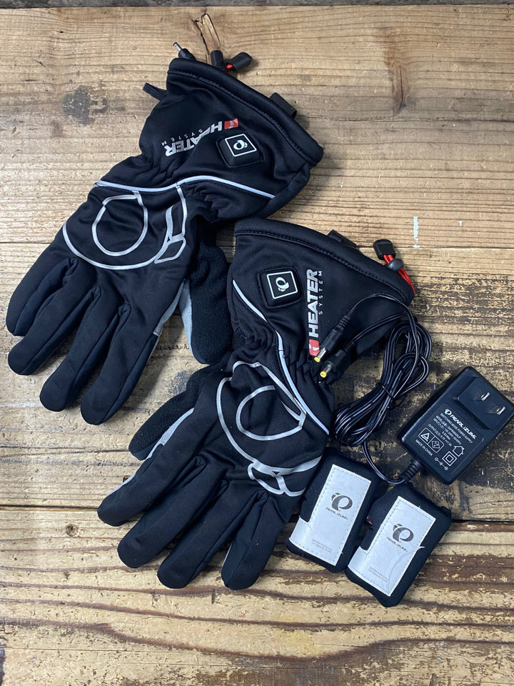 KD569 パールイズミ PEARL iZUMi 長指 ウィンターグローブ 黒 L 裏起毛 HEATER SYSTEM