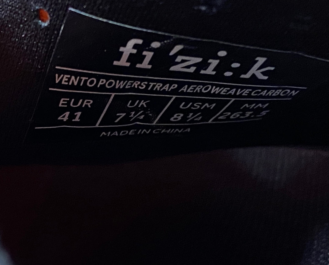 JS465 フィジーク fizik テンポ VENTO POWERSTRAP AEROWEAVE CARBON ビンディングシューズ ピンク EUR41