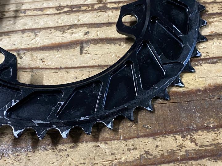 JZ312 ローター ROTOR QRINGS 楕円 チェーンリングセット 48/35T BCD107