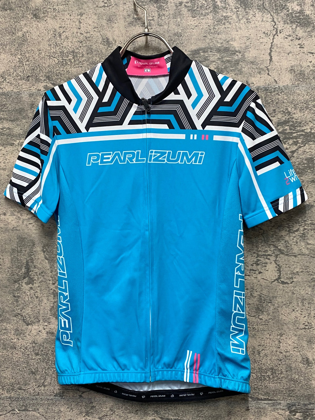 KL674 パールイズミ PEARL iZUMi 半袖 サイクルジャージ 青 L レディース