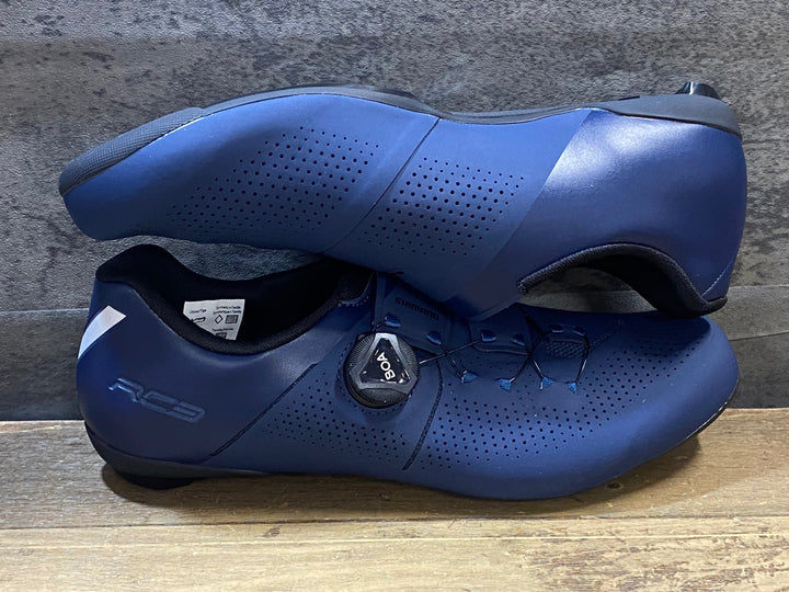 KL337 シマノ SHIMANO SH-RC302 ビンディングシューズ 紺 EU41