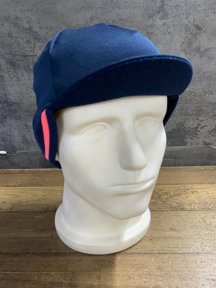 KG262 ラファ Rapha ウィンター サイクルキャップ 濃紺 ONESIZE 裏起毛