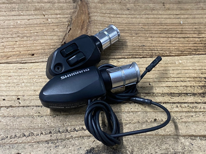 KH833 シマノ SHIMANO アルテグラ ULTEGRA SW-R671 左右セット バーエンドスイッチ Di2 接続確認済み