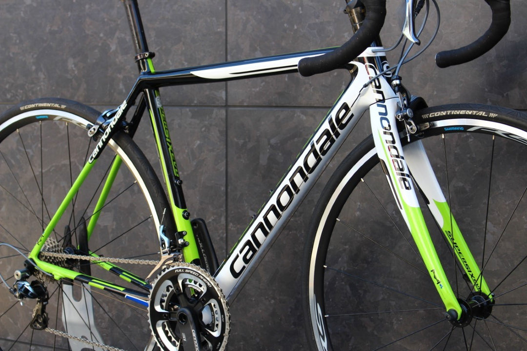 キャノンデール CANNONDALE スーパーシックス エボ SUPERSIX EVO HI-MOD 2014 50サイズ シマノ デュラエース 9000 Mix 11S カーボン ロードバイク 【福岡店】