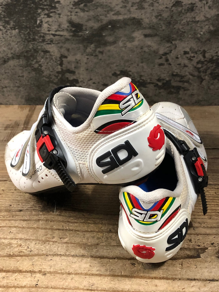 KR242 シディ SIDI GENIUS 5-PRO ビンディングシューズ 3穴 白 EU41