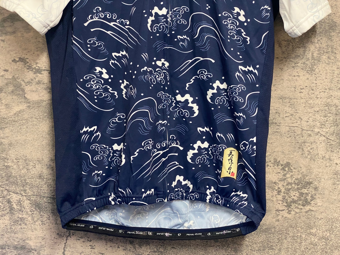 JT591 パールイズミ PEARL iZUMi 半袖 サイクルジャージ 白 青 3L
