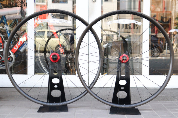 ボントレガー BONTRAGER パラダイム PARADIGM SL DISC アルミ チューブレスレディ ホイールセット シマノ11S/12S 【横浜店】