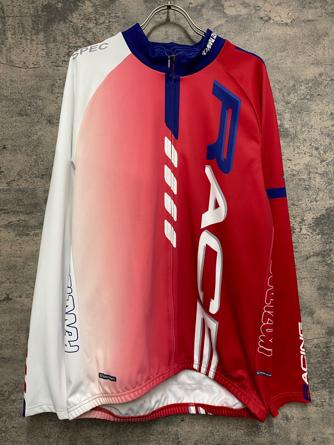 JN609 パールイズミ PEARL iZUMi 長袖 サイクルジャージ ピンク白 3L 裏起毛