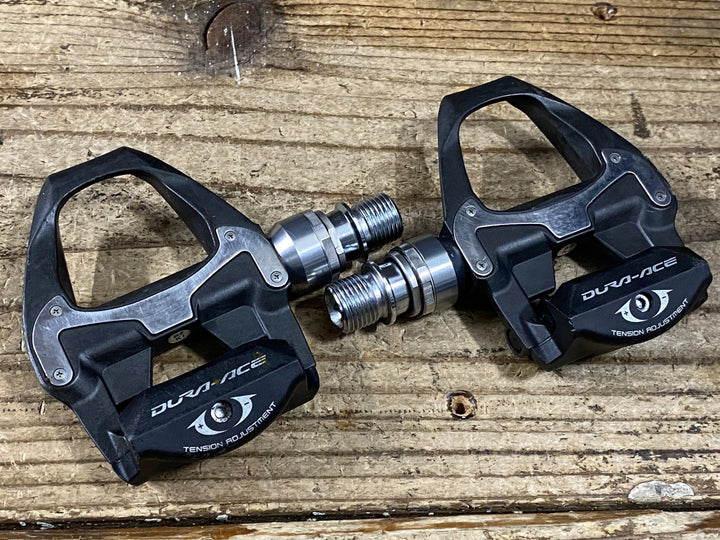 JQ919 シマノ SHIMANO デュラエース DURA-ACE PD-9000 ビンディングペダル SPD-SL ＋4mm