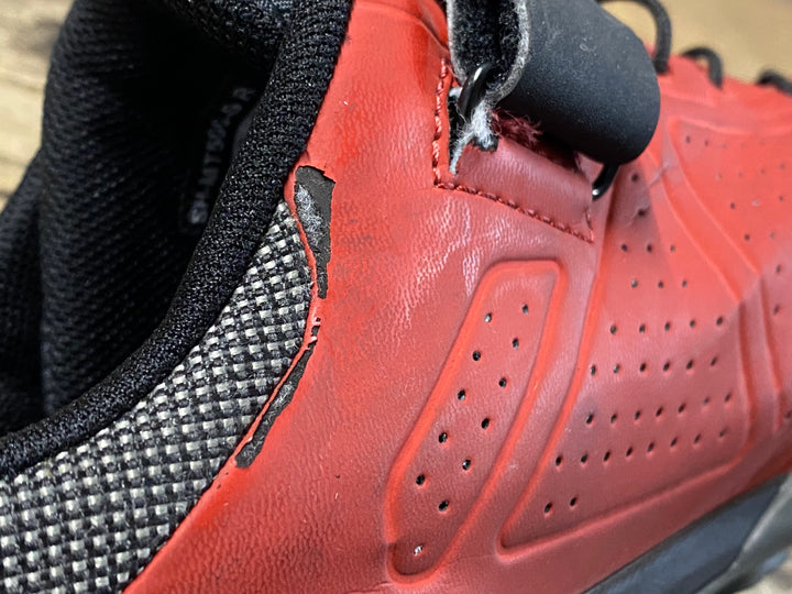 KF260 シマノ SHIMANO MTS SH-MT500-S R ビンディングシューズ 2穴 赤 EU44