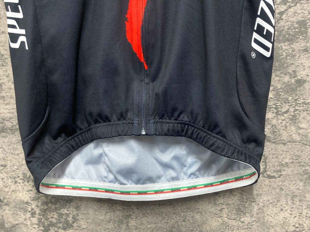 KJ862 スポーツフル sportful 半袖 サイクルジャージ 白青 L SAXO BANK