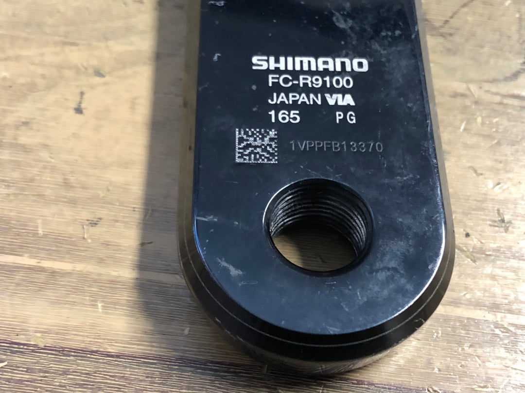 KH596 4iiii PRECISION PML100 パワーメーター シマノ SHIMANO デュラエース DURA-ACE FC-R9100 左クランクアーム 165mm 接続確認済み